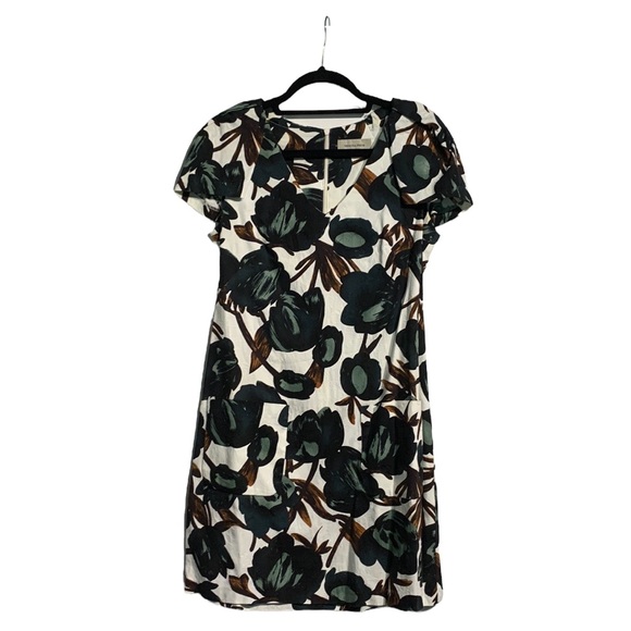 Veronika Maine Floral V-neck Dress - Picture 1 of 4